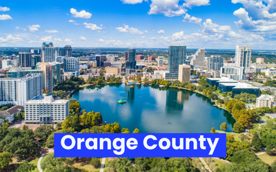 Orange County is home to Orlando, Walt Disney World
